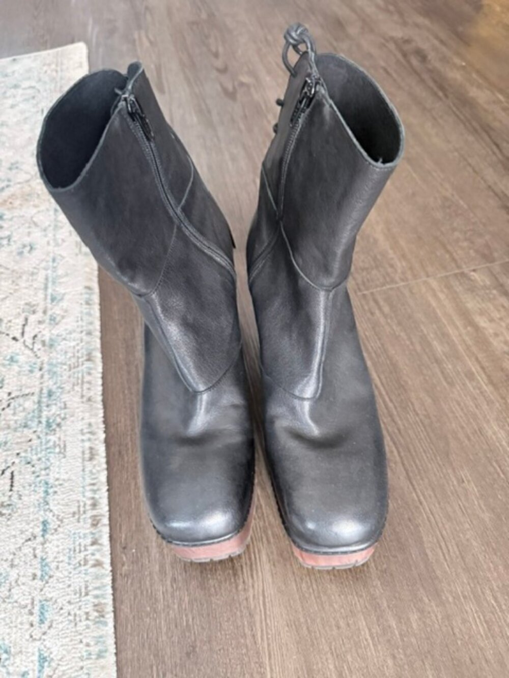 FREE PEOPLE Black Kenna Platform Boots - Picture 2 of 7